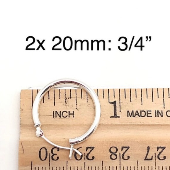 Sterling Changeable Charm Hoop Set With 5 Pairs of Charms, Pearls, Gemstones, - Picture 6 of 6